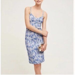 Anthropologie HD IN PARIS Portia Floral Jacquard Dress, Size: 6 / M